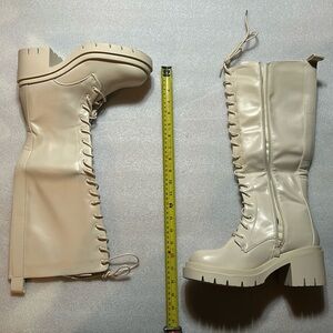 Knee high combat boots SZ11 NIB